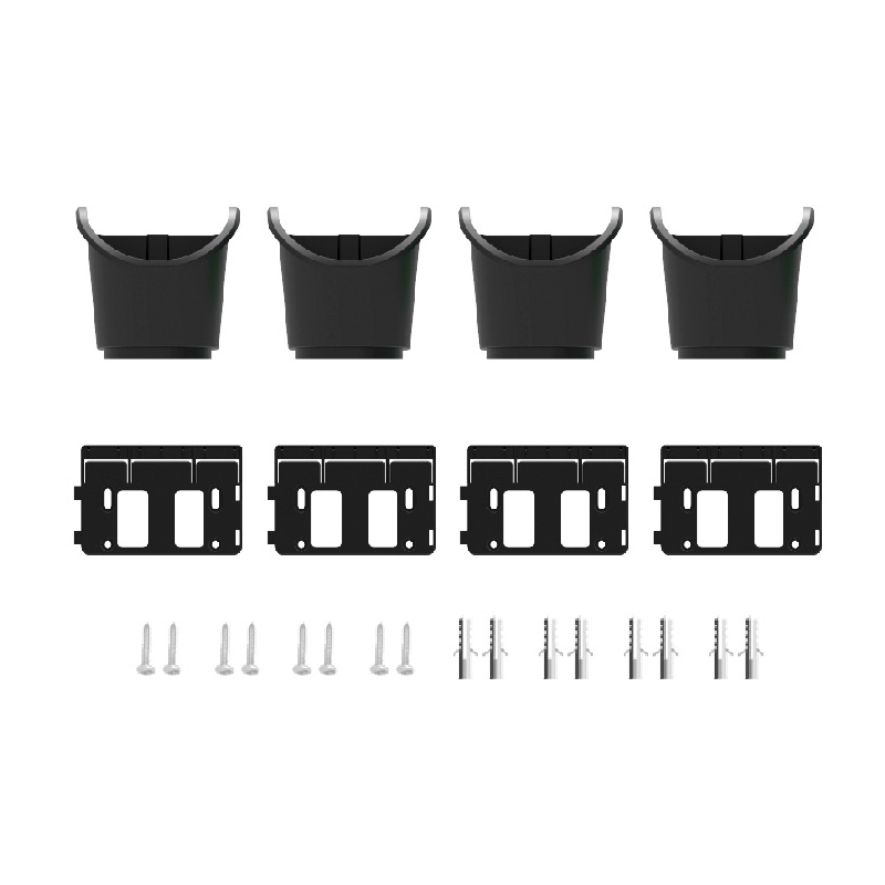 4盆DIY綠墻，包含4 x No 1掛盆，4 x掛條，8 x螺絲組 3211E